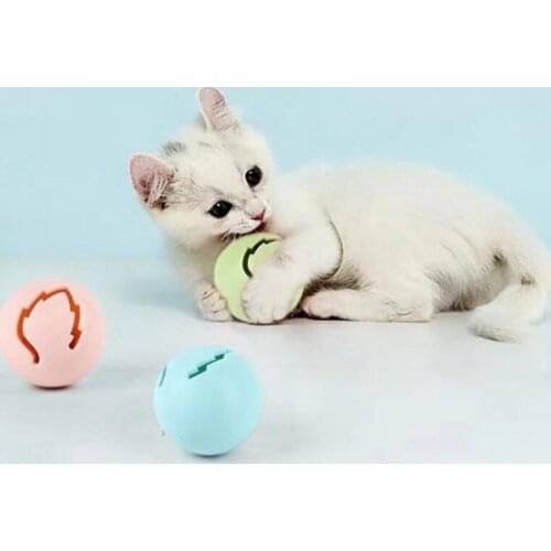 3pcs Pet Cat Toy Sets WIth Box Funny Cat Chewing Playing Supplies Catnip Ball Bell Ball Glowing Ball Chewing Toy Accessory