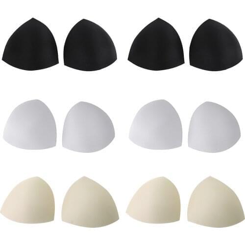 6 Pairs Chest Enhancers Bra Foam Insert Hot Women Intimates Accessories Sponge Swimsuit Breast Push Up Bra Inserts Pad Chest Cup