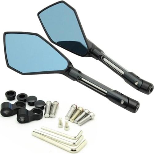 Motorcycle Bigger Rearview Mirror Folding Side Mirrors CNC for Kawasaki Z1000SX ER6N/F ninja250R/300 z1000 z900 z800 ZX10R Z650R