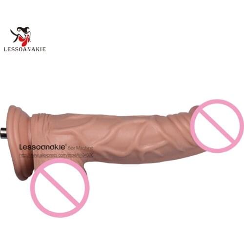 D06 - 8.66'' Big Skin Monstrous Dildo to Lessoanakie Sex Machine Only,8.66 Inches Long,1.87 Inches Wide,Large Cock Toy