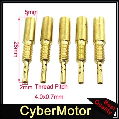 Carburetor Pilot Slow Jets 30 32.5 35 37.5 40 For Mikuni HS40 HSR42/45/48 RS34-RS40 TM33 TM36 TM40 With Accelerator Pump