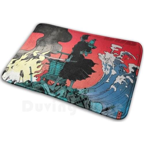 Lone Wolf And Cub Mat Rug Carpet Anti-Slip Floor Mats Bedroom Shogun Assassin Shogun Assassin Lone Wolf And Cub Lone Wolf Cub