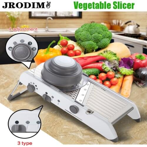 Vegetable Kitchen Tools Vegetable Slicer Manual Vegetable Cutter Professional Grater with Adjustable Blades 304 Stainless Steel