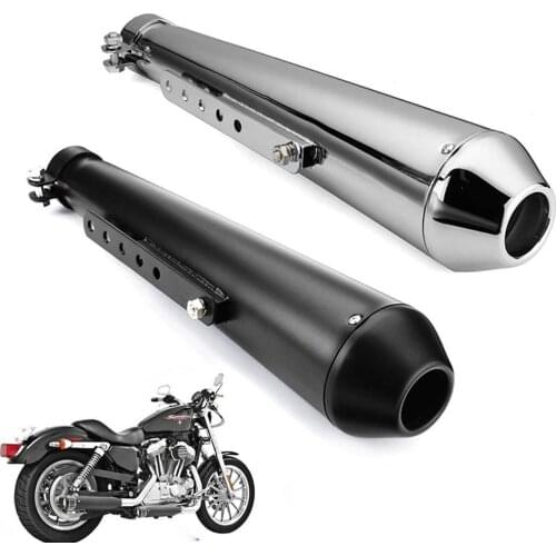 Motorcycle motorbike muffler antiqued vintage fashion exhaust pipe for M800 1200 CUSTOM XL883 FAT BOY for Harley