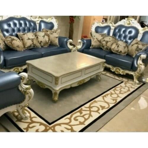 Washed rectangle Acrylic Large Carpet For Living Room Bedroom Rug Pattern design bedroom fashion custom rug fitting room mat