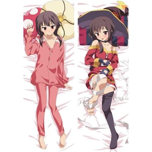 Newly Design Japanese Anime Cartoon Kono Subarashii Sekai ni Shukufuku Double sided hugging Pillow Case Pillow Cover Pillowcase