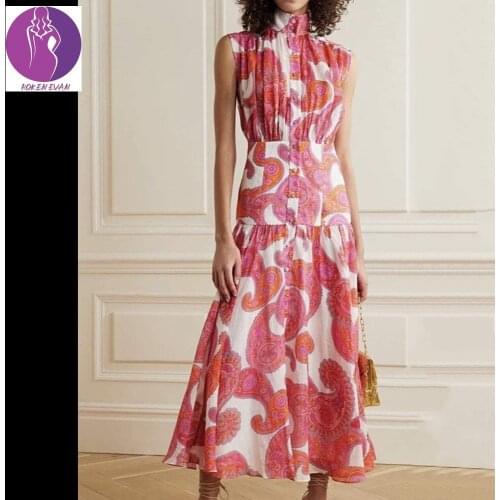 ROKEN EVAN Summer Midi Dresses