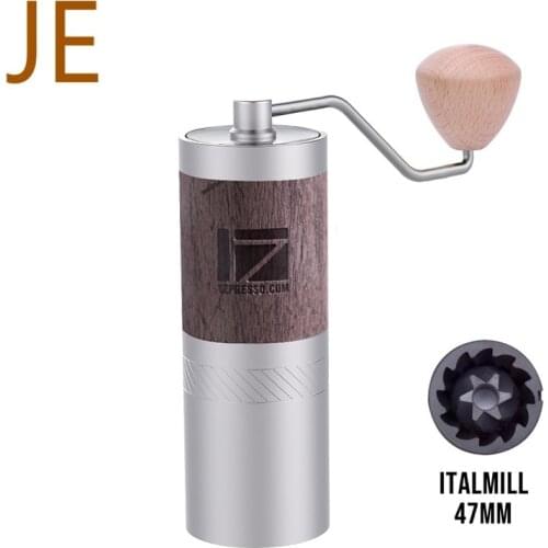 1zpresso JS/JE manual coffee grinder portable coffee mill stainless steel 48mm conical burr portable super manual coffee bearing