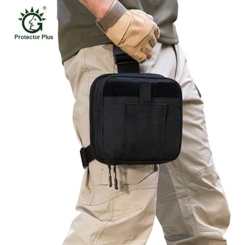 Outdoor Sports Tactical First Aid Bag MOLLE Car Medical Storage Package Hiking Camping Hunting Field Army Military Leg Bags