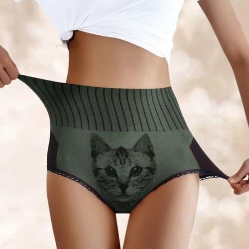 High Waist Panties Plus Size Underwear Sexy Panties Womens Underwear Seamless Brief Hip Lift Underpanties Breathable Pant