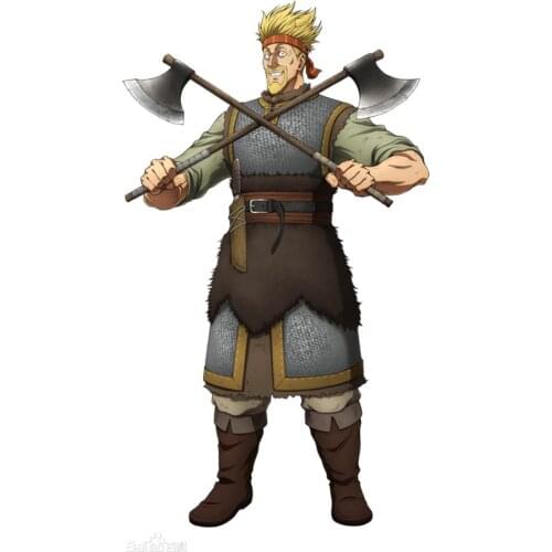 VINLAND SAGA Thorkell Cosply Costume Adult Mens Uniform Suit Outfit Viking Army Costume Knights Suit L320