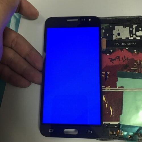 SUPER AMOLED LCD With Burn-in Shadow Display For Samsung Galaxy J3 2016 J320 J320F LCDs Display Touch Screen Digitizer