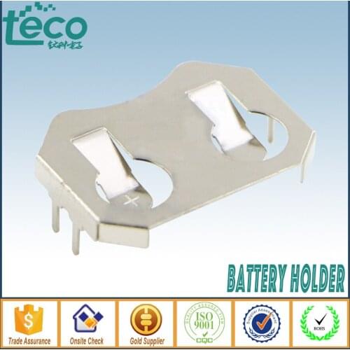 10PCS CR2032 2032 Battery Button Cell Holder Socket Case Battery Holder TBH-CR2032-M15