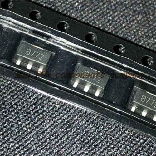 10PCS/LOT 2SB772 B772 SOT-89 SMD PNP MEDIUM TRANSISTOR New original In Stock