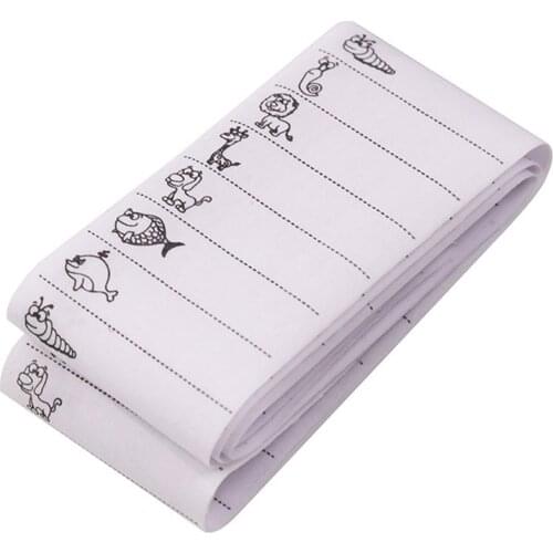 100pcs/pack White Washable Iron on Name Labels Garment Fabric Tags Marker Set for Clothes Labels Sewing Accessories
