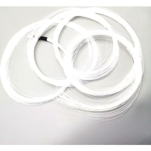 3M Light Engine Super Bright 0.75mm end glow PMMA plastic fiber optic cables 100pcs for Car star ceiling