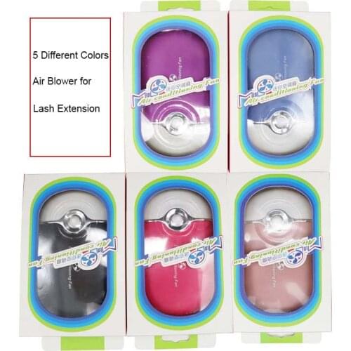 5 Colors USB Mini Air Conditioning Fan For Eyelash Extension Graft Eyelash Extension Dedicated Dryer Blower Glue Blower Tool