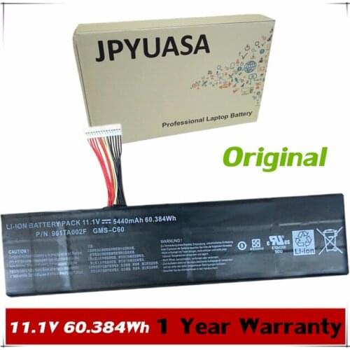 7XINbox 11.1V 5440mAh 60.384wh Original GMS-C60 Laptop Battery For Blade R2 17.3 inch 961TA002F