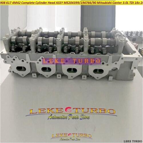 908 617 4M42 Complete Cylinder Head Assembly ASSY For Mitsubishi Canter 3.0L TDI 16v 2000- ME204399 ME194766 ME194790 AMC 908617