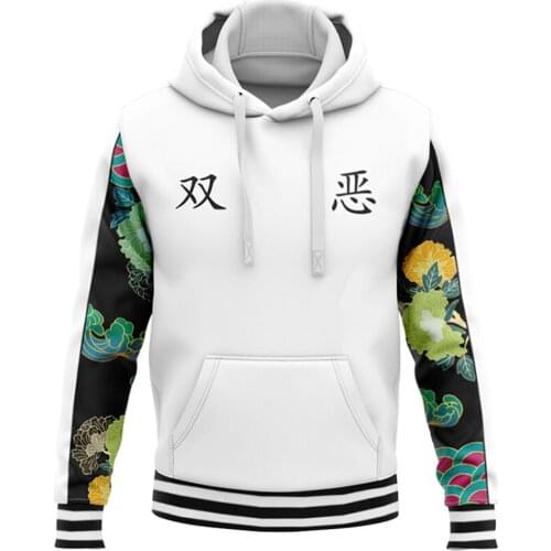 Anime Tokyo Revengers Smiley Kawata Nahoya and Kawata Soya Pullover Hoodie 3D Printed Cosplay Costume Adult Casual Streetwear Sw