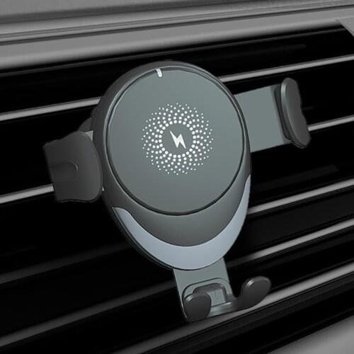 10W Vehicle Gravity Mobile Phone Universal Car Bracket Wireless Charger Automatic Clamping Fast Car Charging Phone Holder