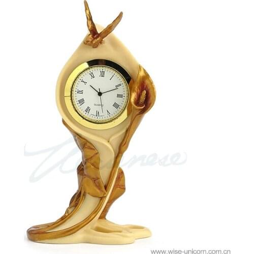 New technology clock - Butterfly and Alocasia birthday Exquisite household ornaments decoration sculpture Decorate birthday
