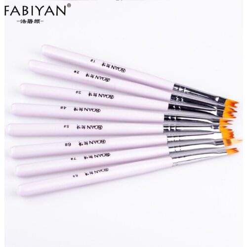 Nail Art Painting Brush Drawing Gradient Tips Pen Acrylic UV Gel Polish Design Flower Patterns French Irregular Manicure Tools