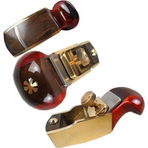 Thumb brass+maple+blackwood convex bottom planes violin making woodworking tool luthiertools craft plane