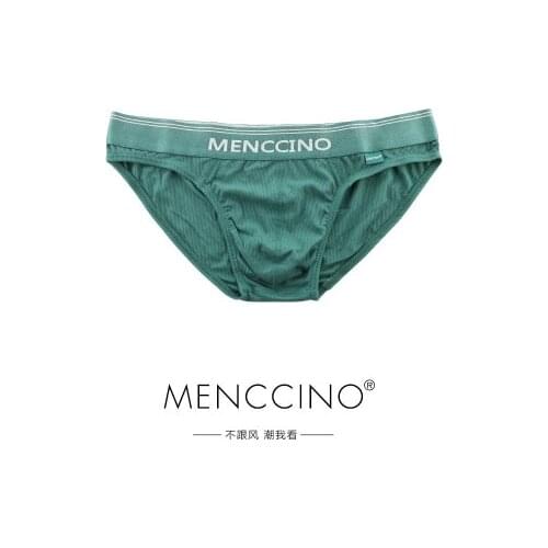 Menccino mens underwear modal sexy Cotton Briefs youth low waist tight sports breathable underwear