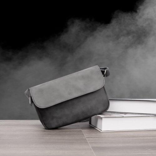 2021 autumn and winter new Japanese style chest bag new mens small shoulder bag pu bag wallet handbag