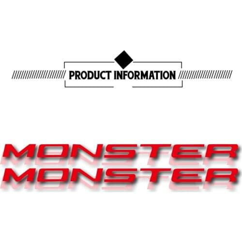 New motorcycle fuel tank sticker reflective waterproof creative decals helmet logo for Ducati monster MONSTER 600 620 646 690