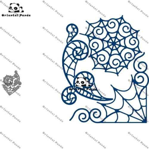 New Dies Beautiful frame Metal Hollow spider web Dies diy Dies photo album cutting dies Scrapbooking Stencil stamps and dies
