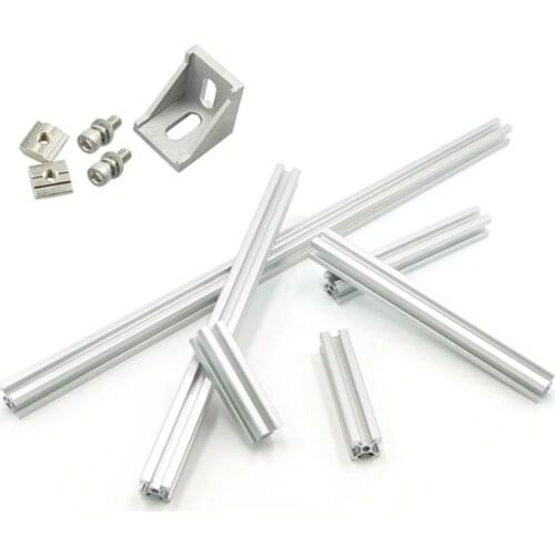 2020 European Standard Aluminum Profile 20 × 20 Heightened Support Column Length Optional Corner Accessories Diy Smart Car