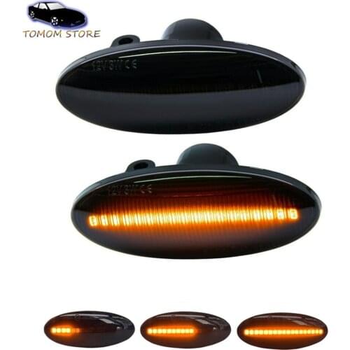 LED Side Marker Lights Turn Signal Indicator Dynamic Lamp For Nissan X-Trail T31 Tiida Qashqai J10 Note March Leaf NV200