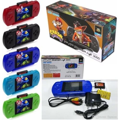 TOP Quality 2.8 inch Game Player PVP 3000 (8 Bit) 2.5 Inch LCD Screen Handheld Video Game Player Consoles Mini Portable Game Box