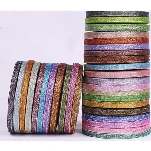 10Rolls/Lot 6MM(1/4") Polyester Onion Ribbon Chrismas Wedding Decoration Wrap Gift Box Package Ribbons Handmade DIY Accessories