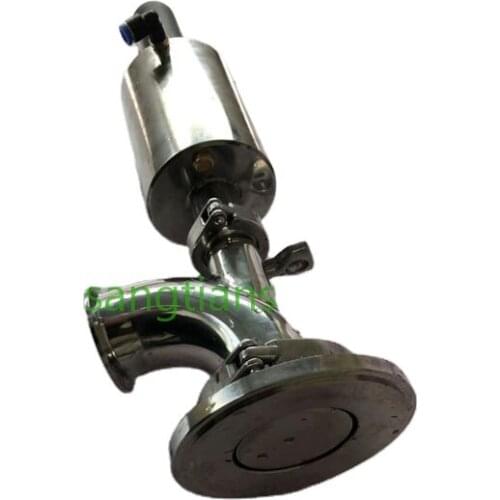 2'' ss304 sanitary air pneumatic control tank bottom seat valve manufacturer