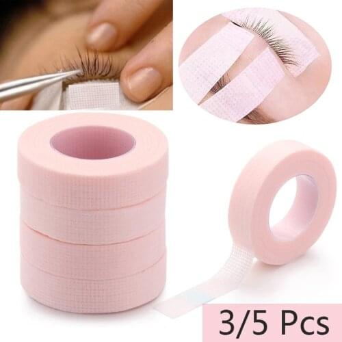 3Pcs/Rolls False Eyelashes Extension Tape Professional Anti-allergy Breathable Micropore Fabric Eye Lashes Grafting Tools