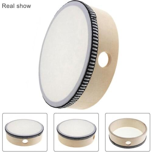 6inch Educational Musical Tambourine Drum Toys for Children Instruments Wooden Tambourine Percussion Lightweight Kids Tambourine