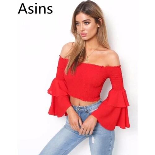 Женские рубашки Asins China At AliExpress