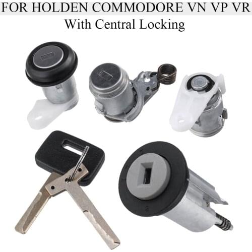 Auto Ignition Switch Door Lock Barrel with 2 Keys Replacement For Holden Commodore Sedan Wagon Ute VN VP VR w/ Central Locking