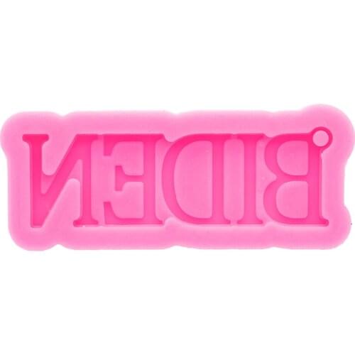 Shiny Resin Letter Keychain Mould, Silicone Molds, Epoxy Mold DIY Jewelry, Not sticky Custom Factory DY0735