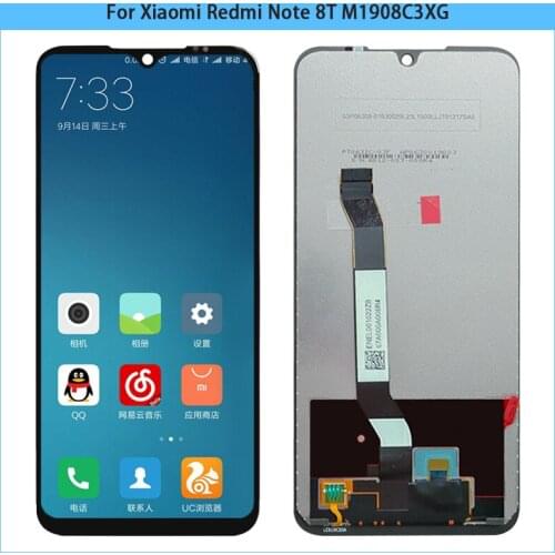Original 6.3 inch New For Xiaomi Redmi Note 8T M1908C3XG LCD Display Touch Screen Panel Digitizer Assembly Note8 T LCD Screen