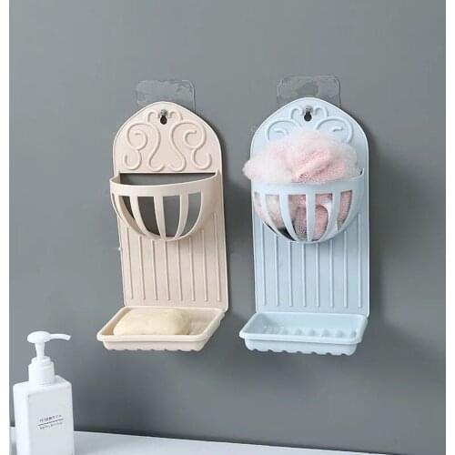Bathroom Shower Soap Box Storage Case Soap High Quality Housekeeping Container Organizers Wall Drain Rack