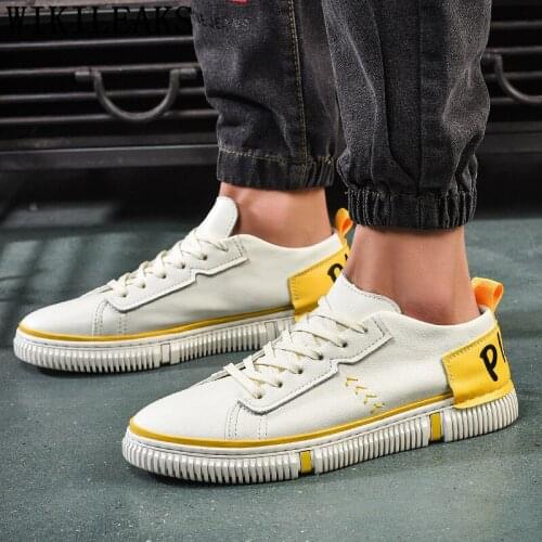 Casual Shoes Men Summer Luxury Shoes Men Designer Genuine Leather Shoes Men Sneakers Fashion 2020 Leather Sneakers Buty Meskie