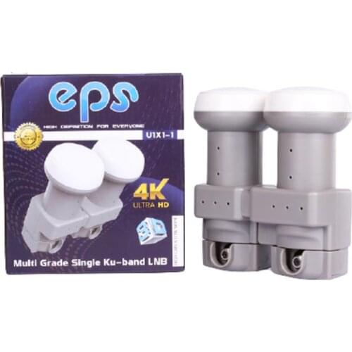 Monoblock 0.1dB Ku band twin Universal LNB For Satellite TV