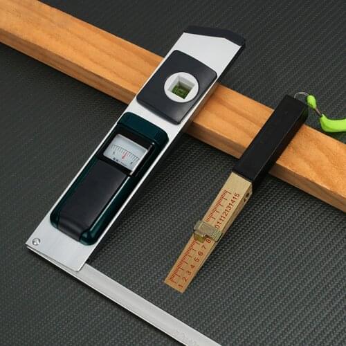 Vernier Feeler Gauge Angle Ruler Rulers Finder Detection Good Quality Convenient Aluminium Alloy Engineering Testing Protractors