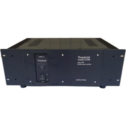 2022 NEWest US Threshold S500 All-aluminum Power Amplifier Case（SIZE:470*413*150 MM