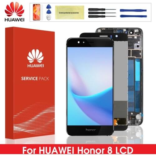 Original LCD For HUAWEI Honor 8 LCD Display Touch Screen Digitizer Honor8 For Huawei Honor 8 LCD With Frame FRD-L19 FRD-L09