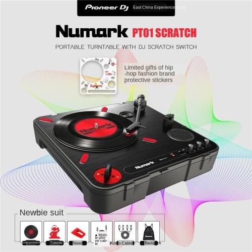 Make for PT01 Scratch Portable Rubbing Plates Vinyl Small Player DJ Millstone Disk Recorder
